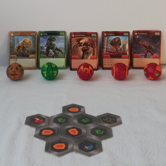Bakugan Battle Brawlers Balls Lot of 5 - Picture 3 of 9